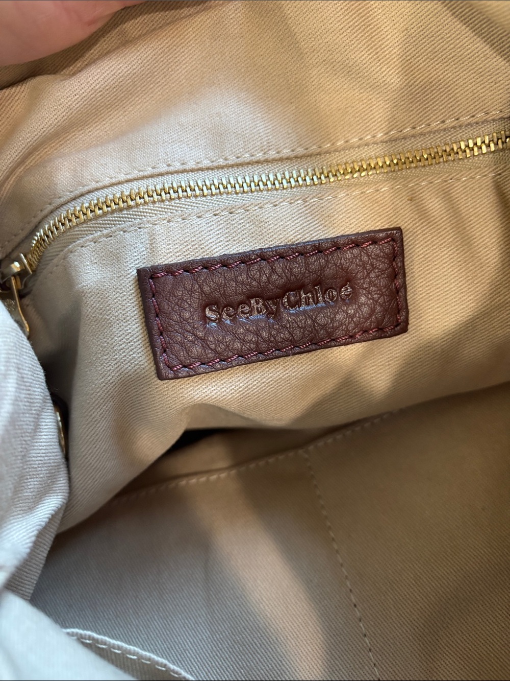 See By Chloe Colorblock Suede & Leather Drawstring Crossbody - Picture 6 of 17
